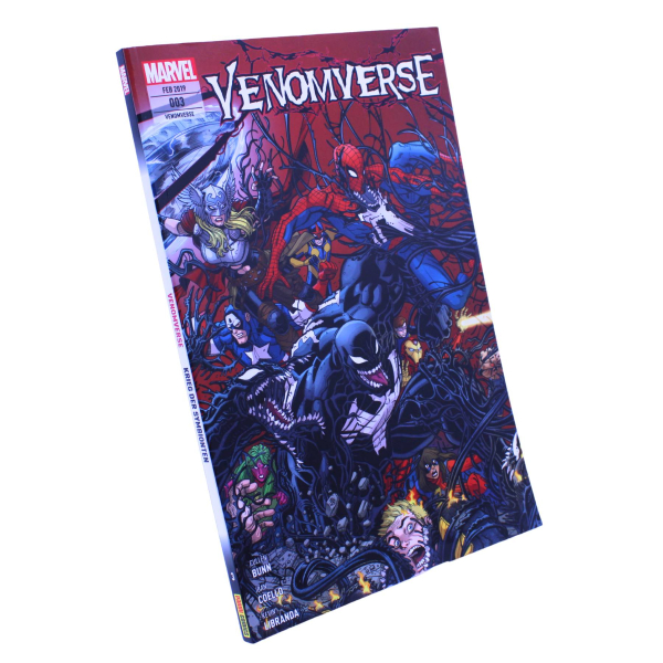 Marvel Paperback Nr. 3 – Venomverse (2019) | Panini Comics | Venomized #1–5 | Cullen Bunn & Iban Coello | Hoppla-Stuff